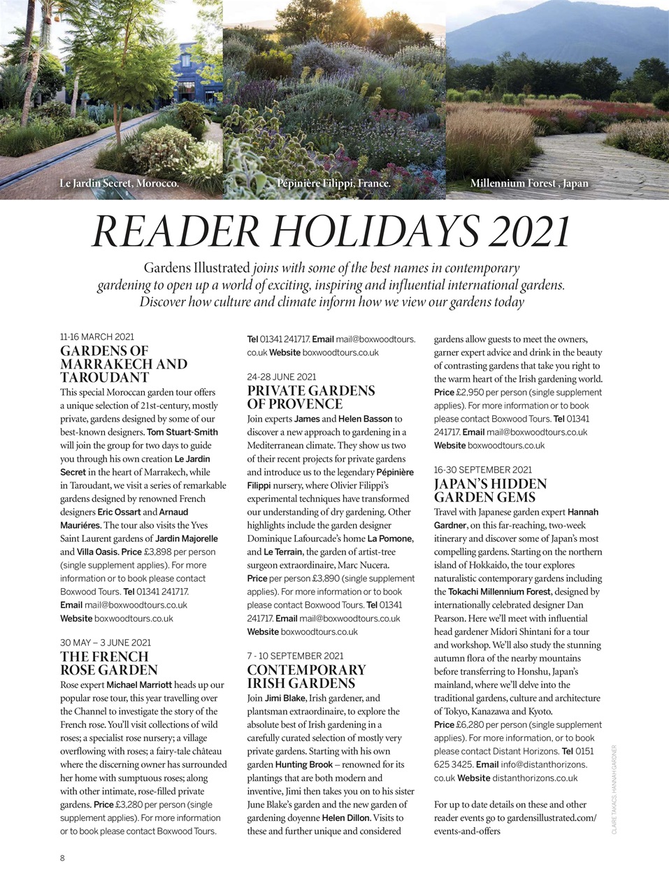 Gardens Illustrated Preview Pages