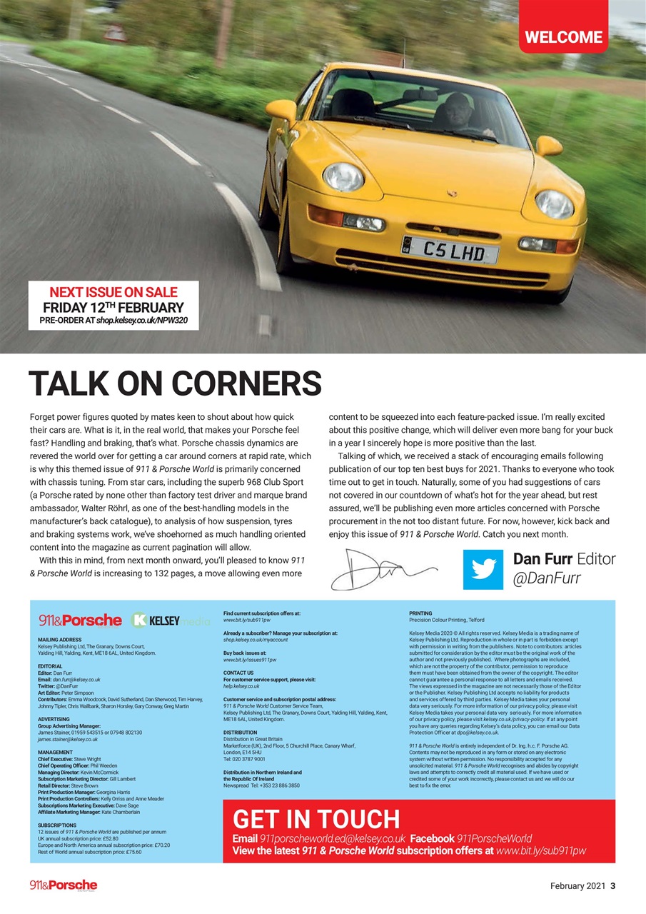 911 & Porsche World Preview Pages