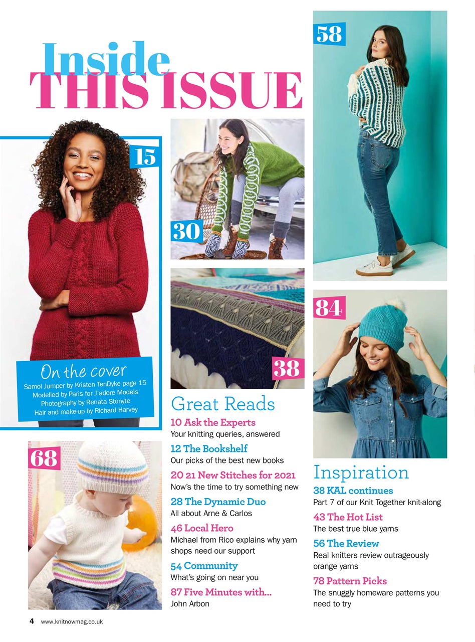 Knit Now Preview Pages