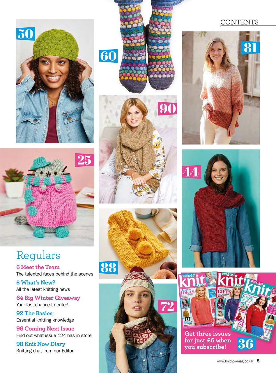 Knit Now Preview Pages