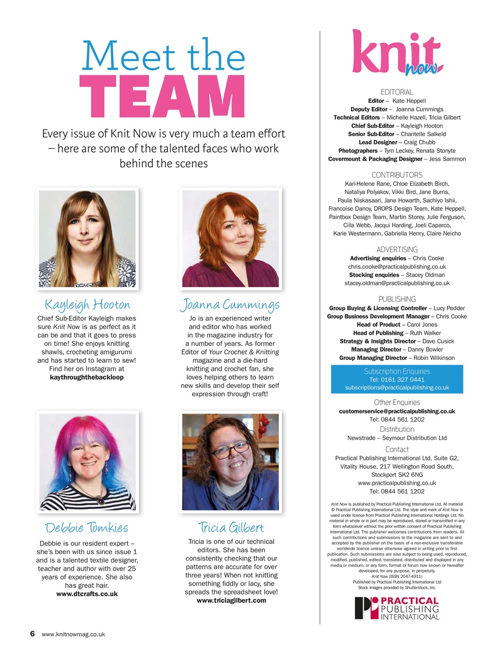 Knit Now Preview Pages