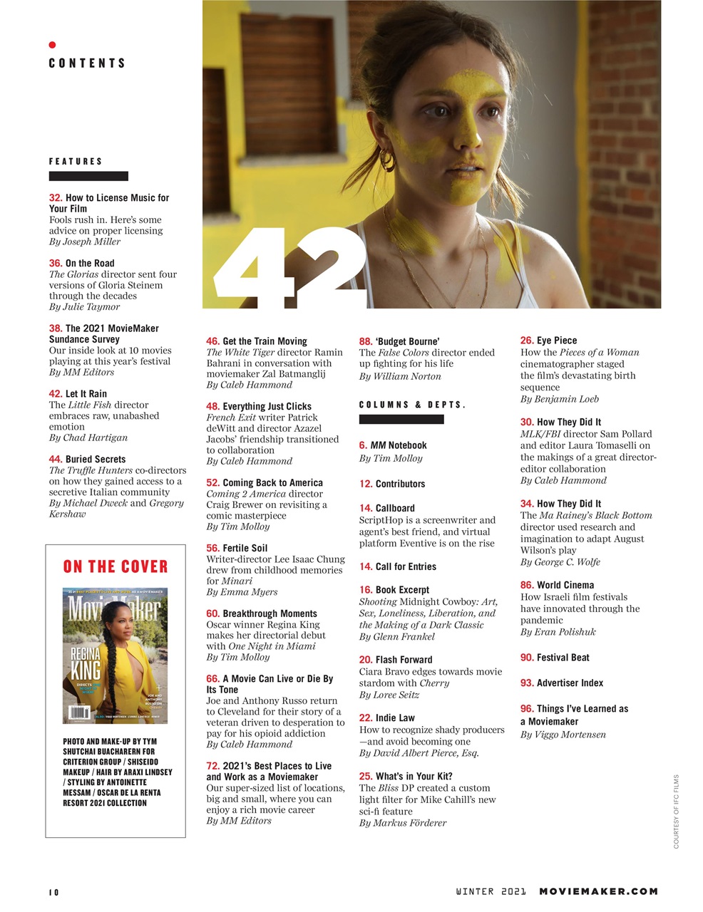 MovieMaker Magazine Preview Pages