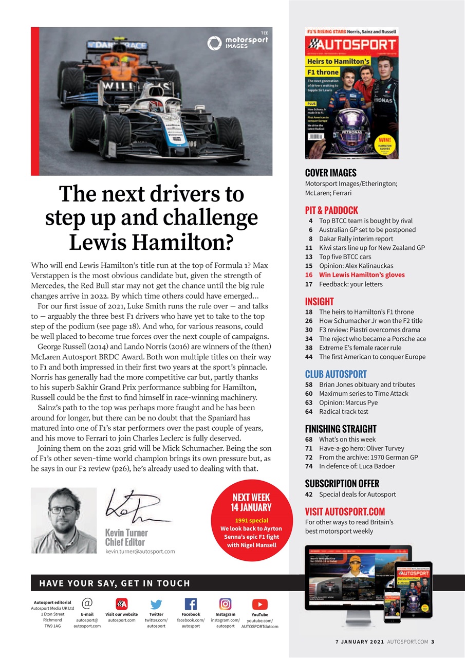 Autosport Preview Pages