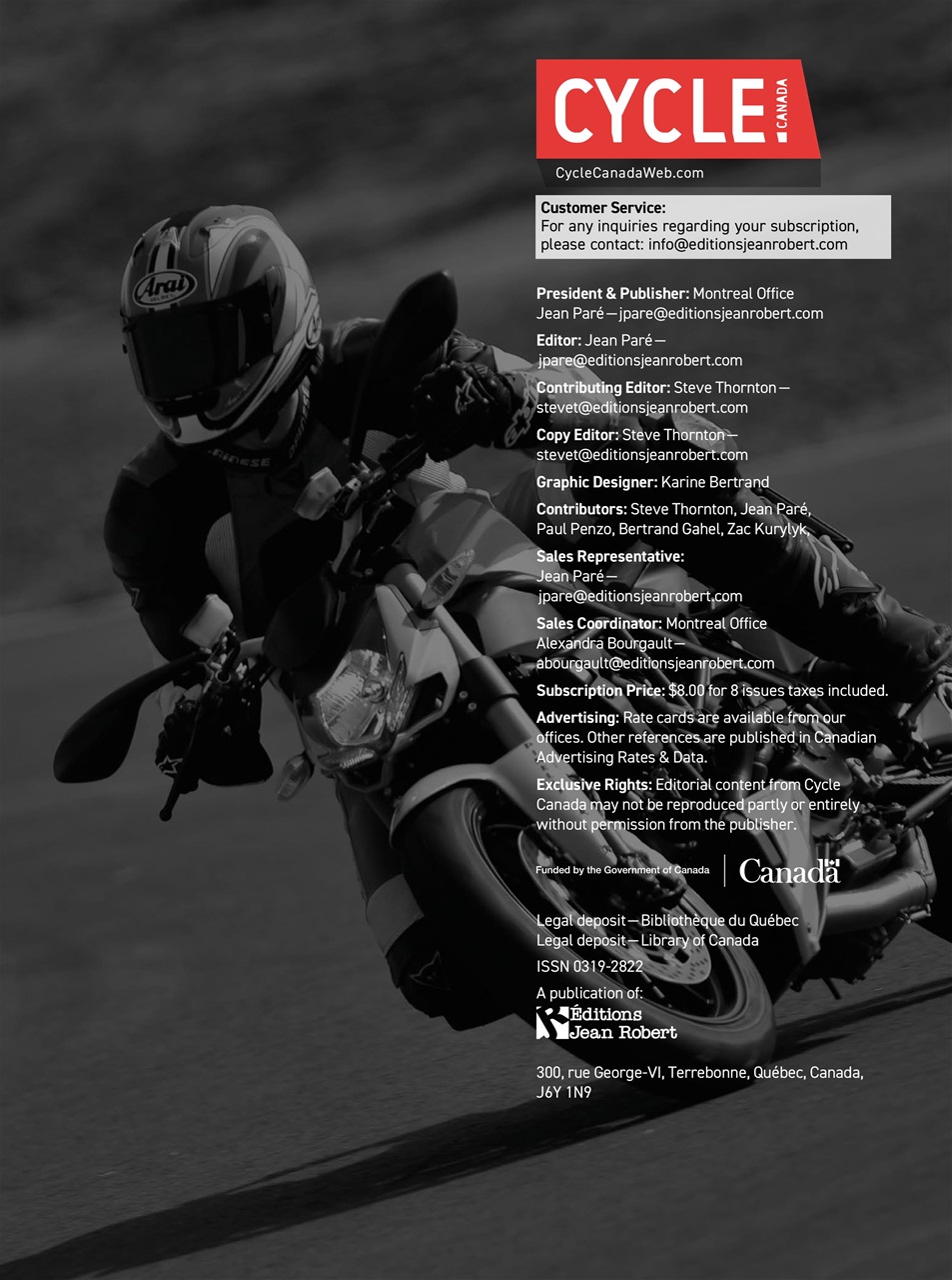 Cycle Canada Preview Pages