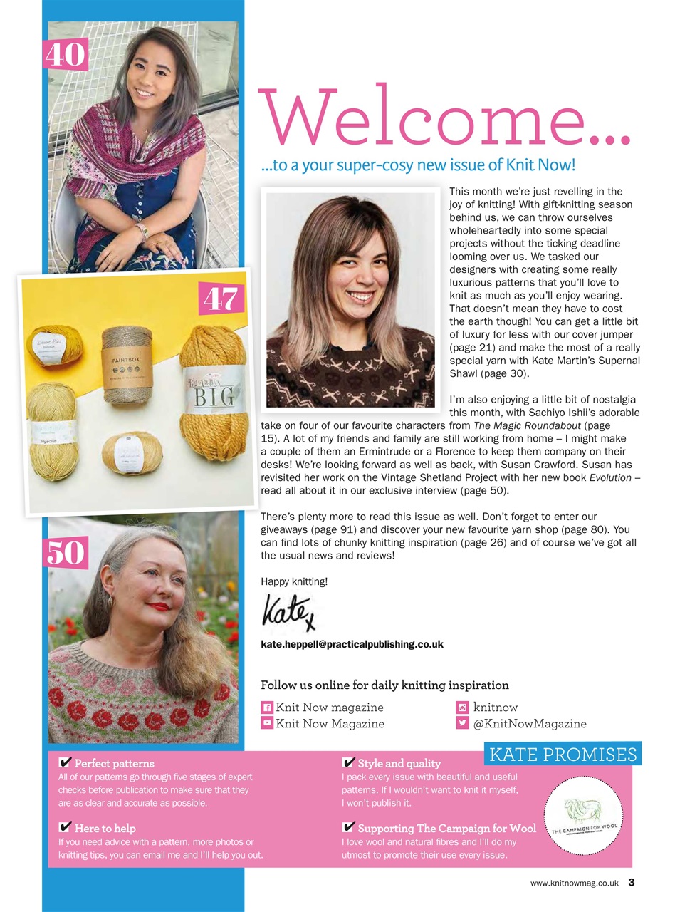 Knit Now Preview Pages