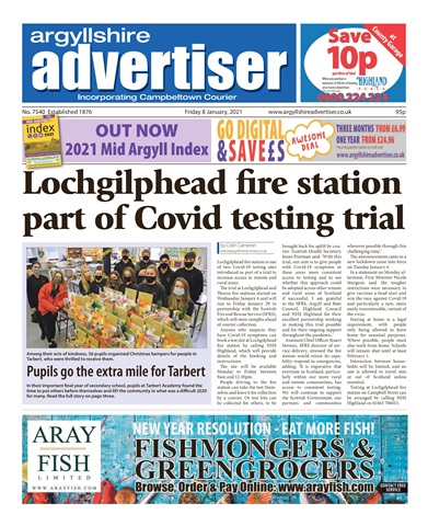 Argyllshire Advertiser issue 08 Jan 2021