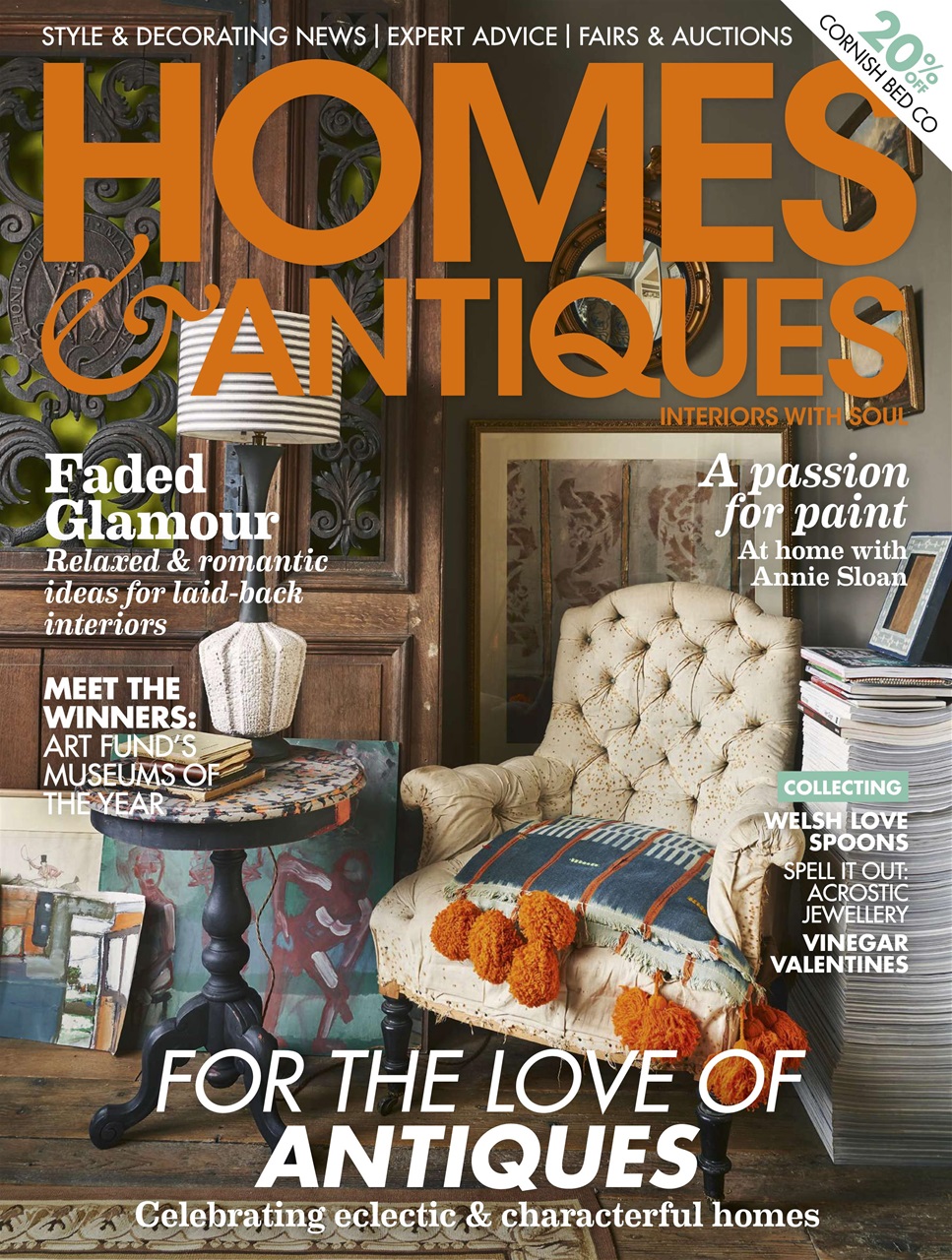 Homes & Antiques Magazine Preview Pages