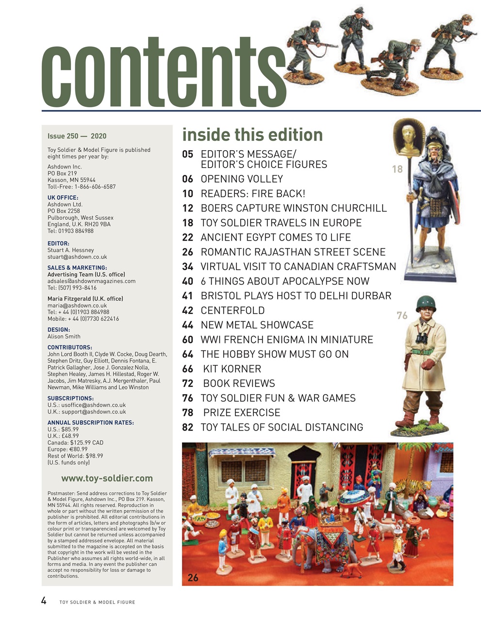 Toy Soldier & Model Figure Preview Pages