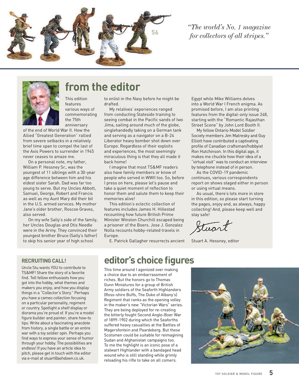 Toy Soldier & Model Figure Preview Pages