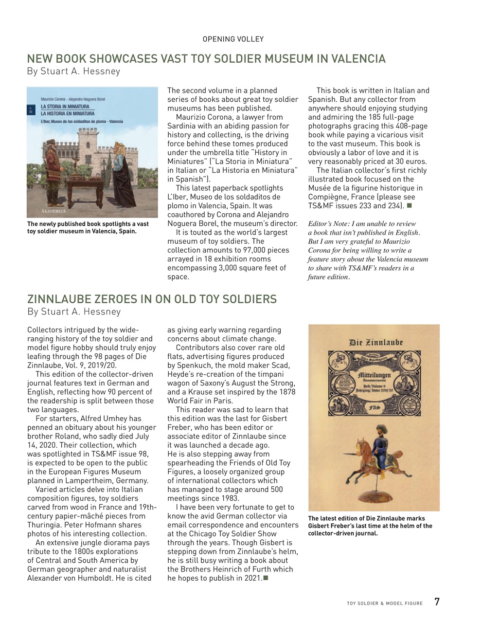 Toy Soldier & Model Figure Preview Pages