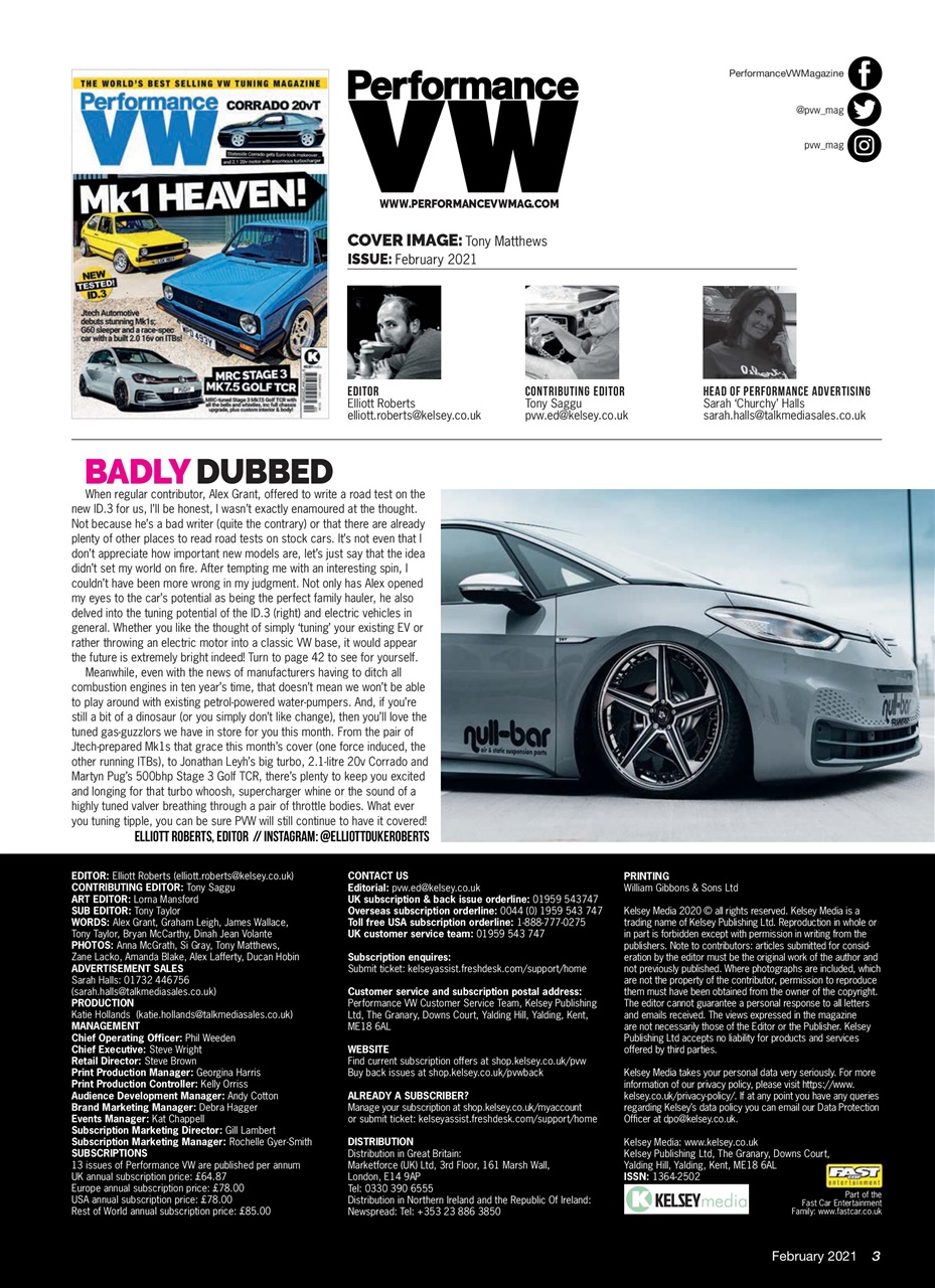 Performance VW Preview Pages