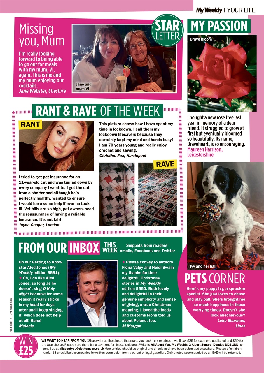 My Weekly Preview Pages