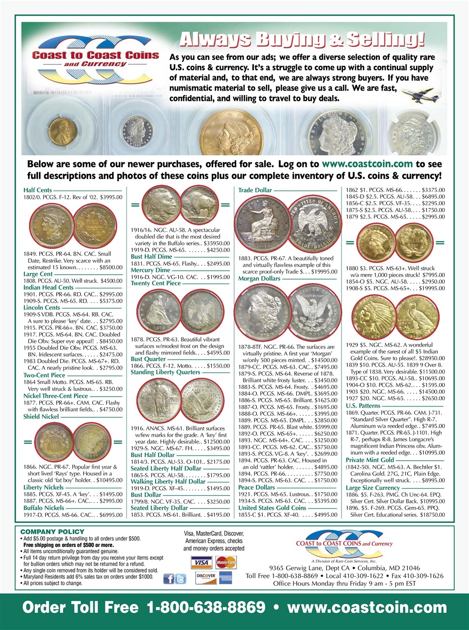 COINage Magazine Preview Pages