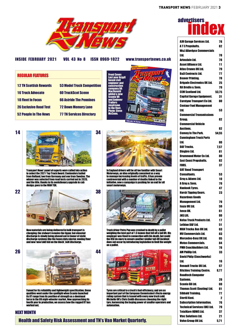 Transport News Preview Pages