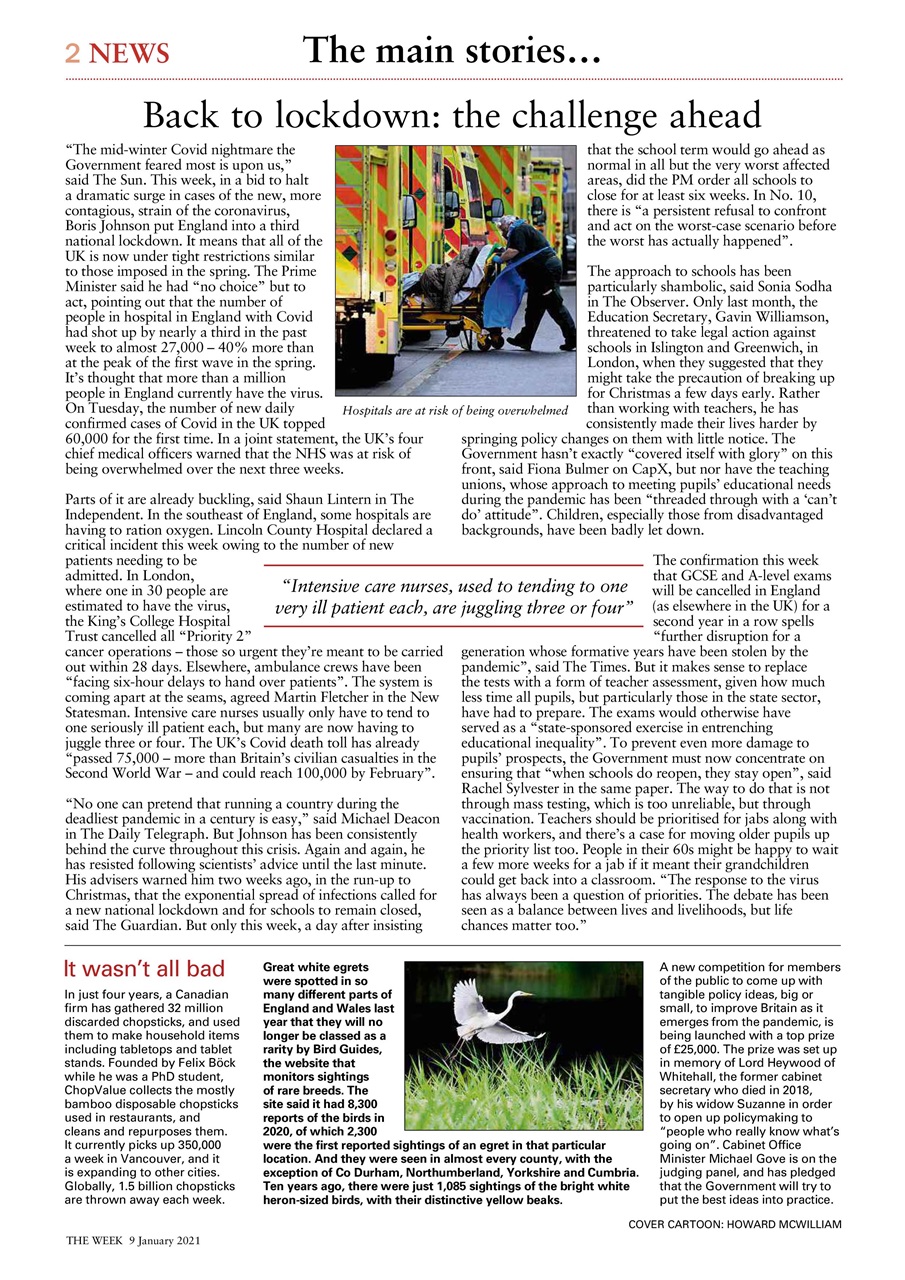 The Week Preview Pages