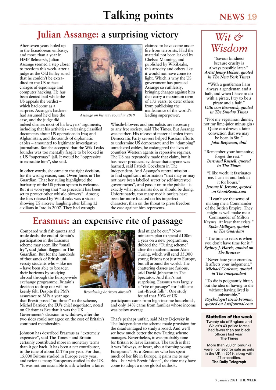 The Week Preview Pages