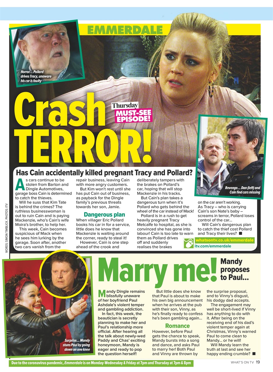 What's on TV Preview Pages