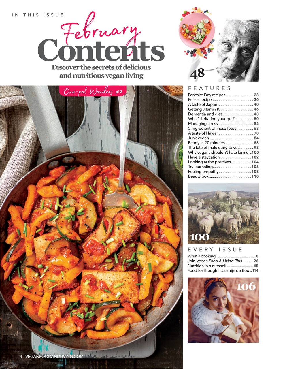 Vegan Food & Living Magazine Preview Pages