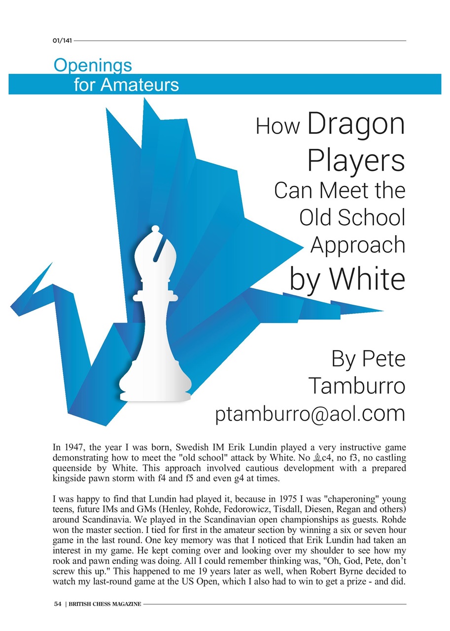 British Chess Magazine Preview Pages