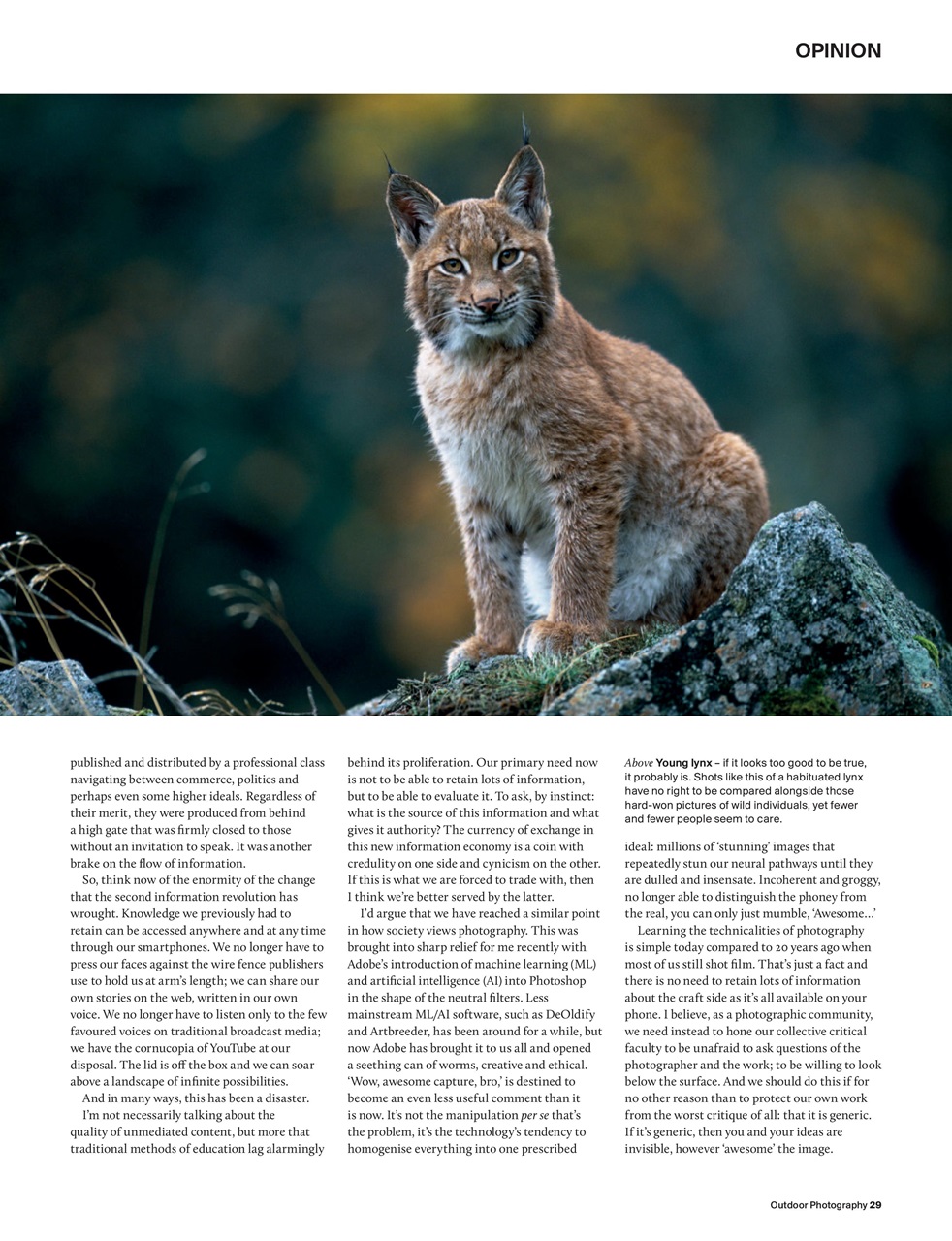 Outdoor Photography Preview Pages