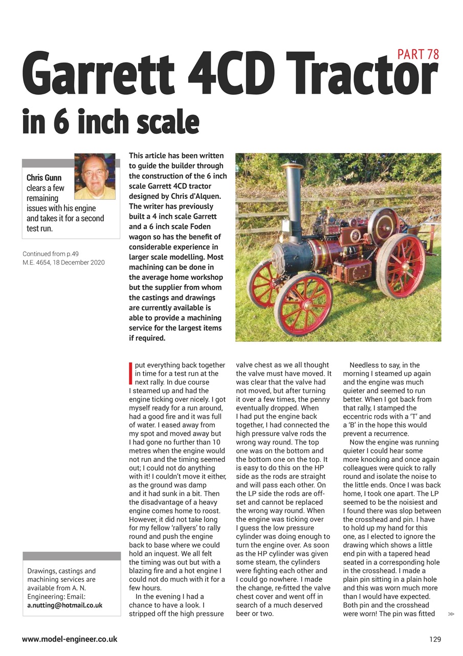 Model Engineer Preview Pages