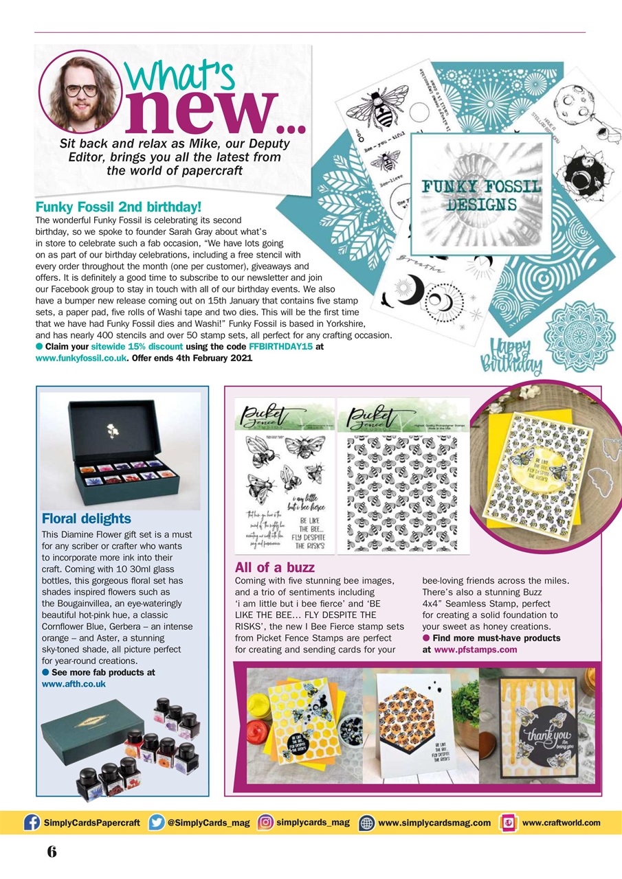 Simply Cards & Papercraft Preview Pages