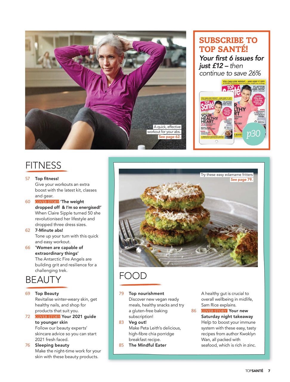 Top Sante Preview Pages