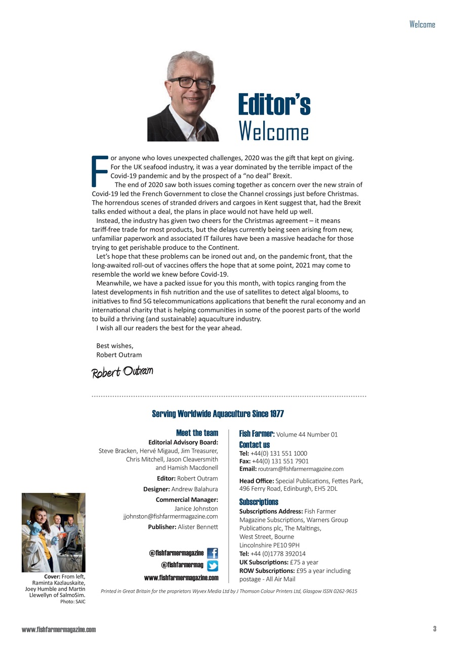 Fish Farmer Magazine Preview Pages