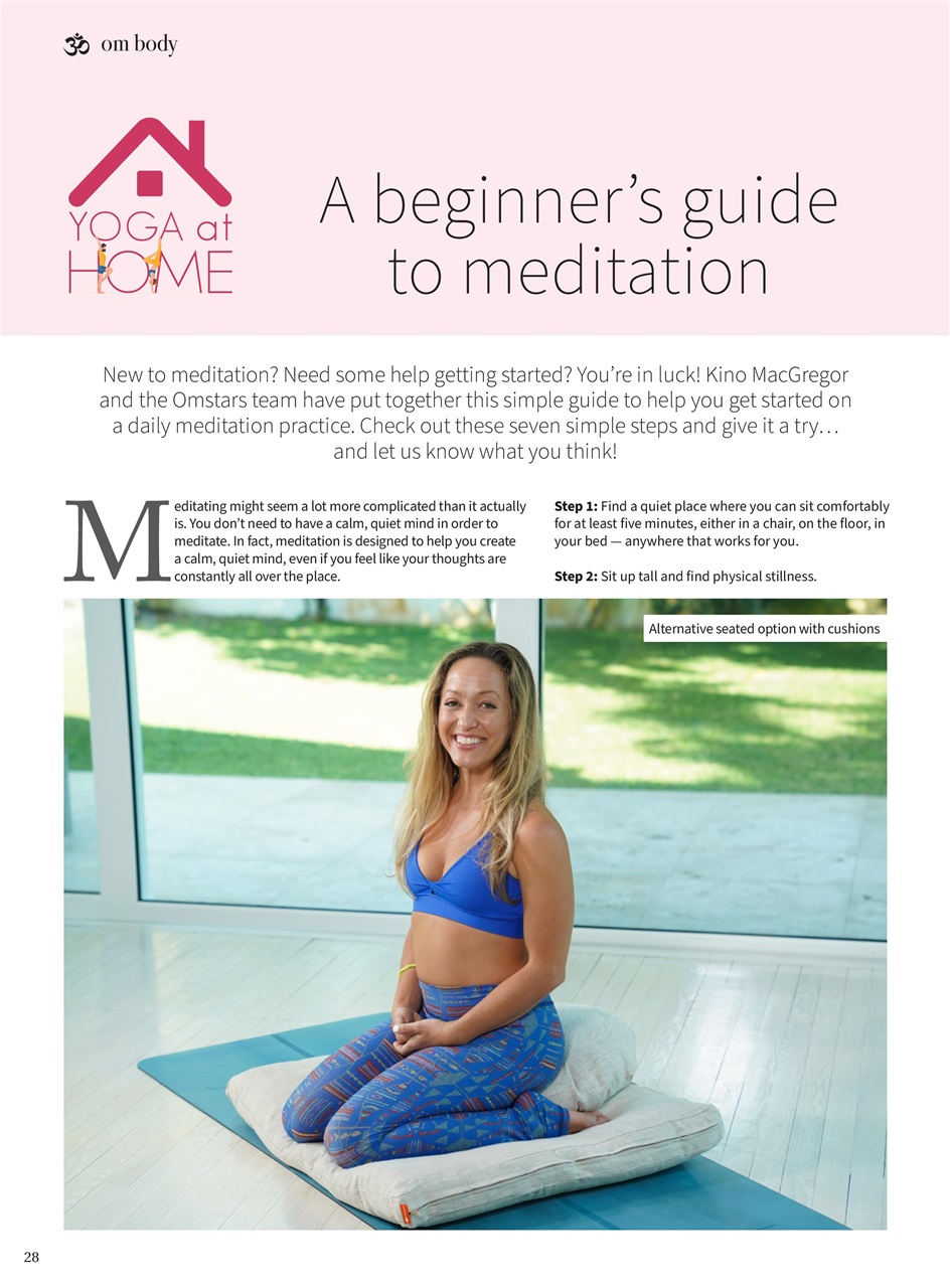 OM Yoga Magazine Preview Pages