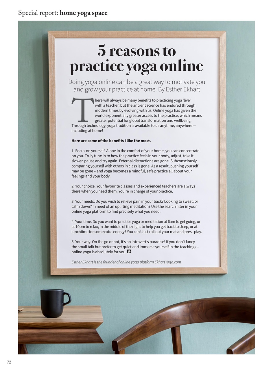 OM Yoga Magazine Preview Pages