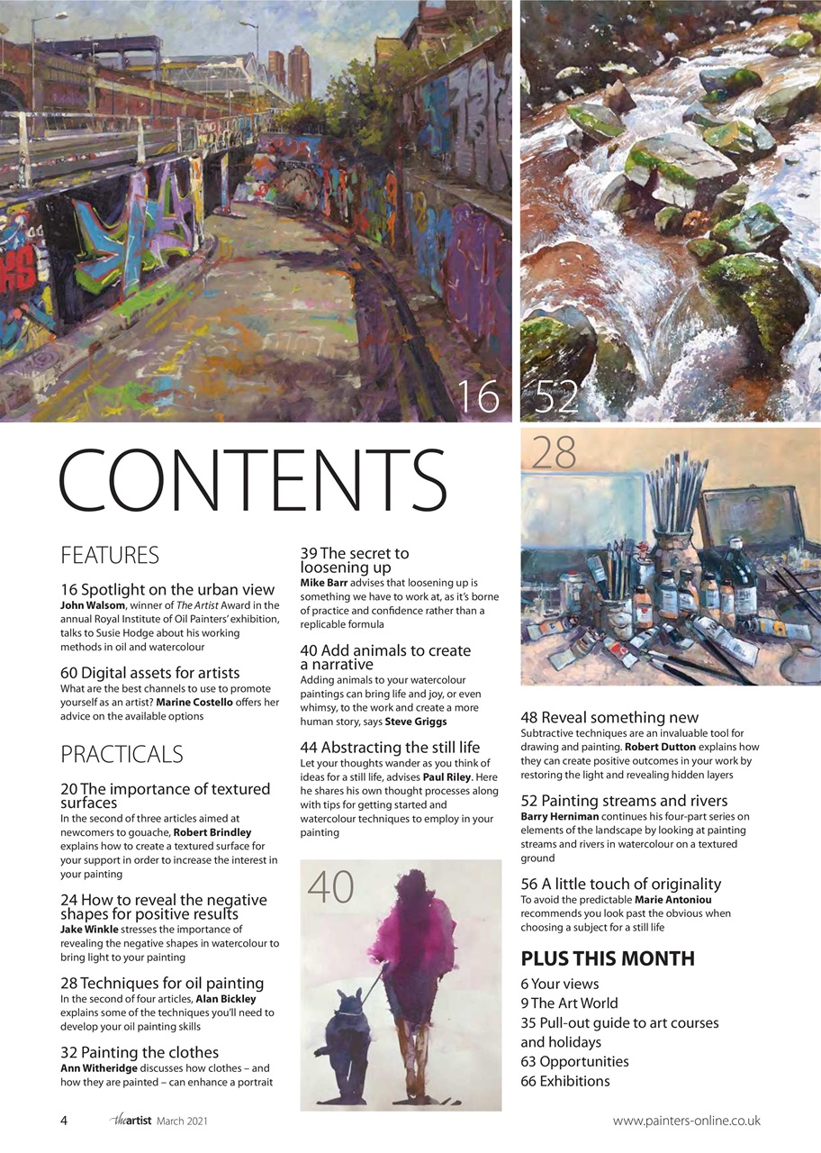 The Artist Preview Pages