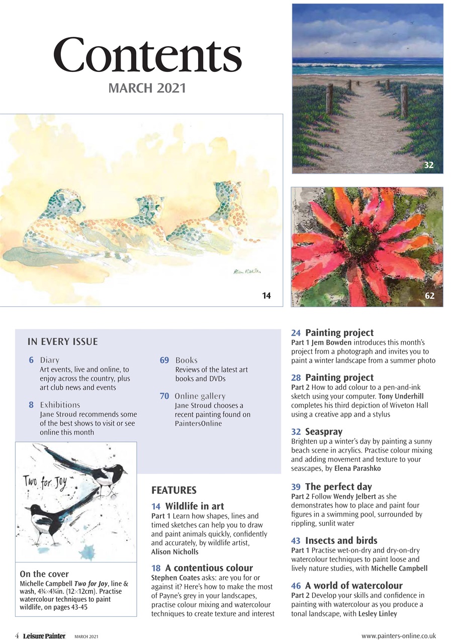 Leisure Painter & The Artist Preview Pages