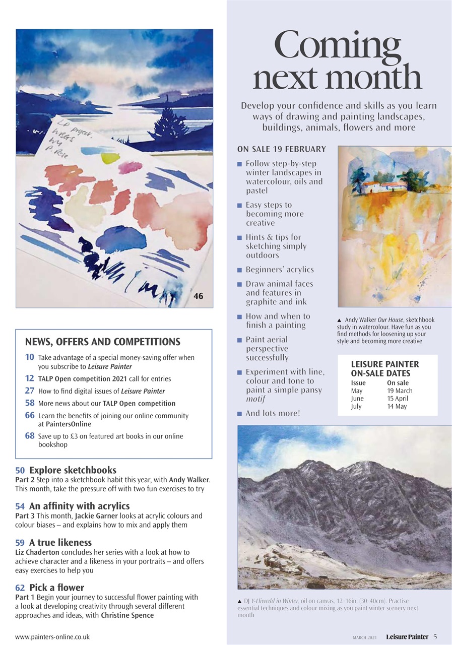 Leisure Painter & The Artist Preview Pages