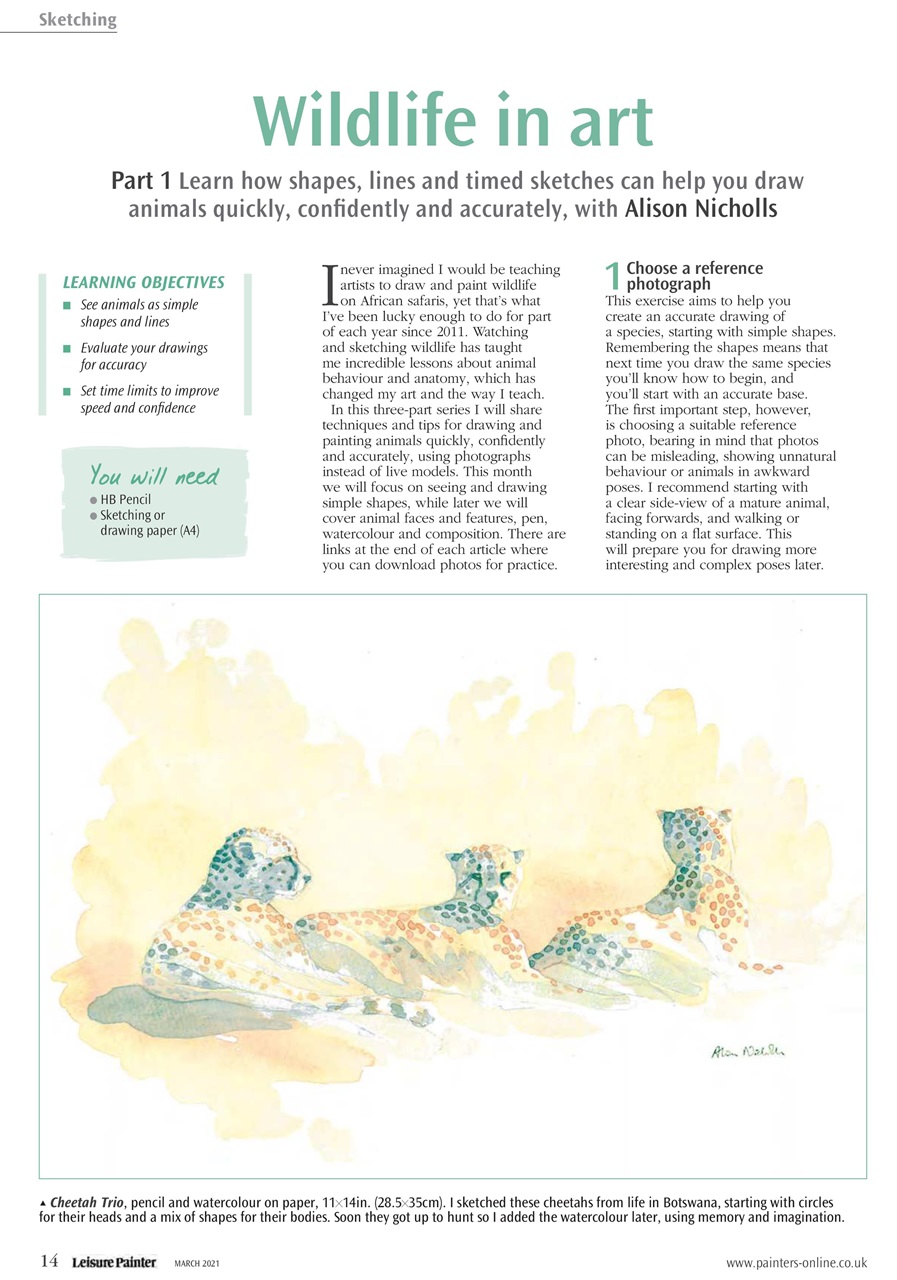 Leisure Painter & The Artist Preview Pages