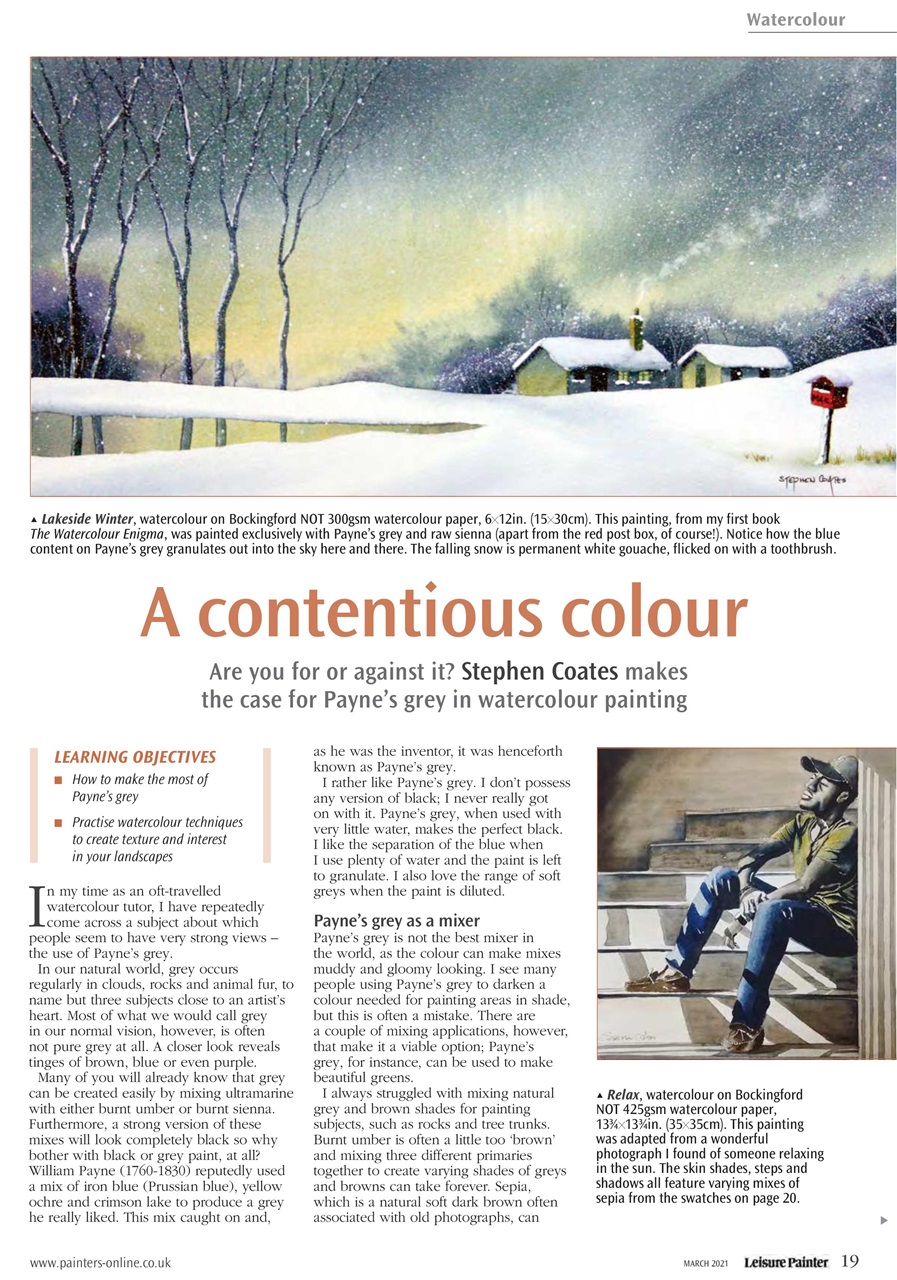 Leisure Painter & The Artist Preview Pages