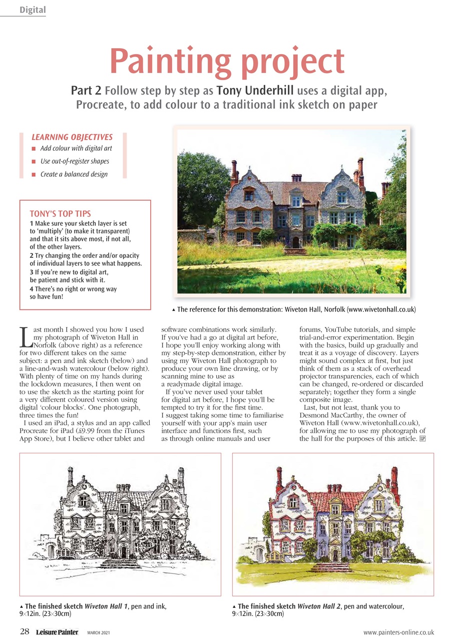 Leisure Painter & The Artist Preview Pages