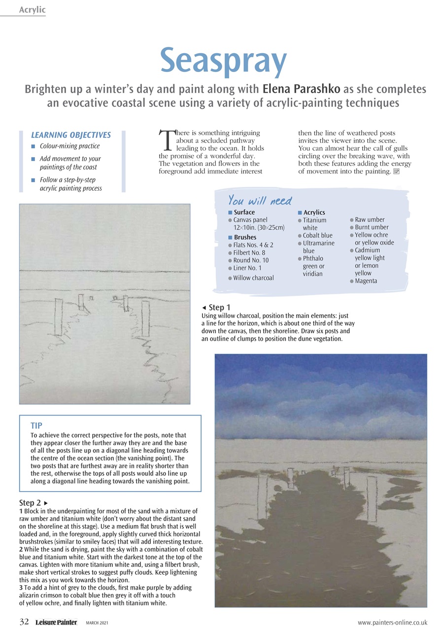 Leisure Painter & The Artist Preview Pages