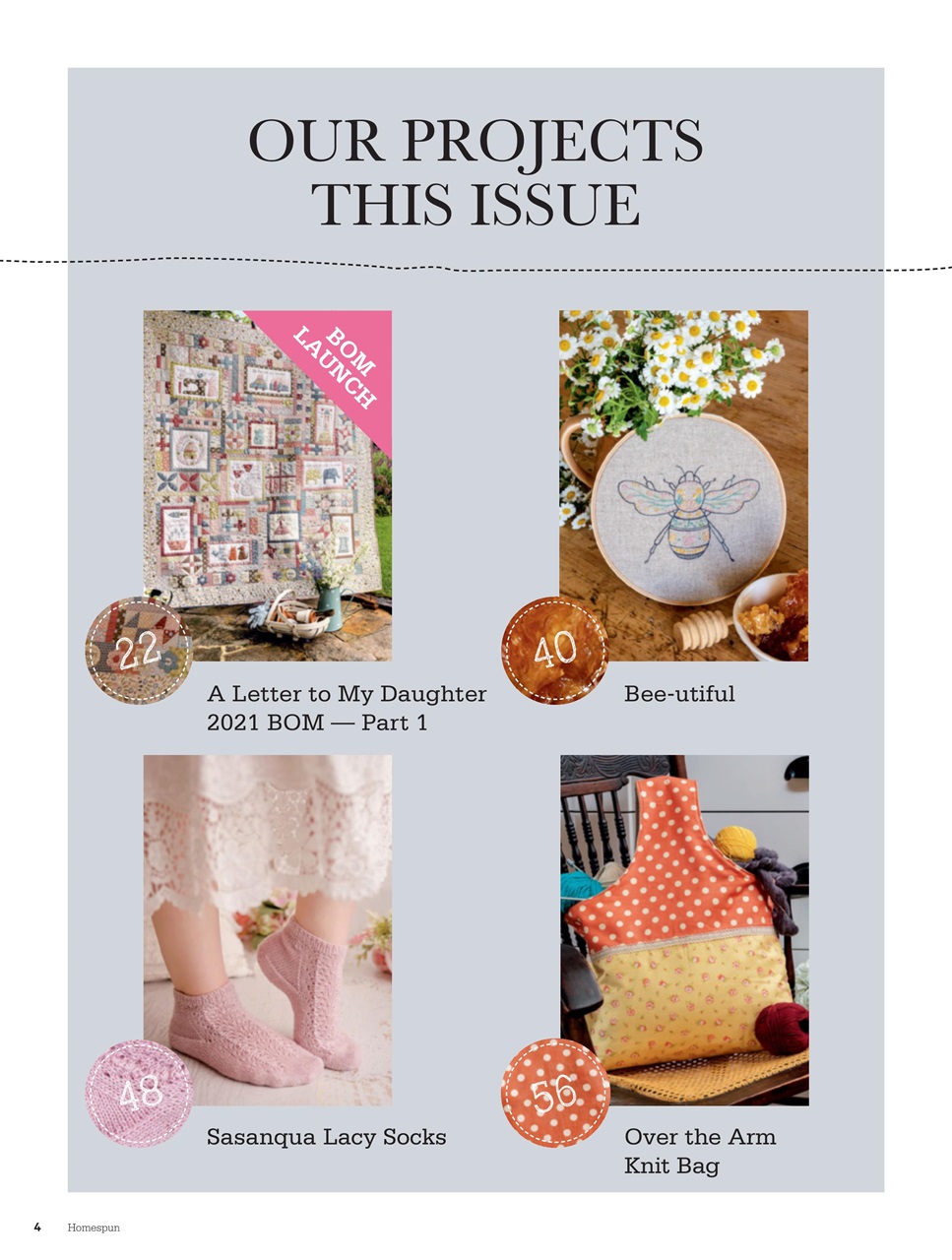 Homespun Preview Pages