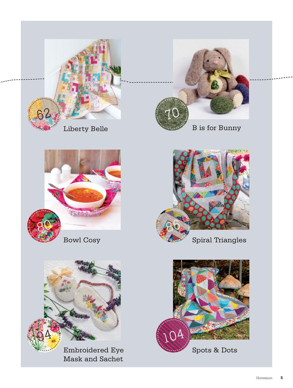 Homespun Preview Pages