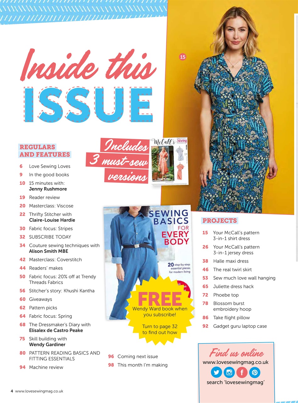 Love Sewing Preview Pages