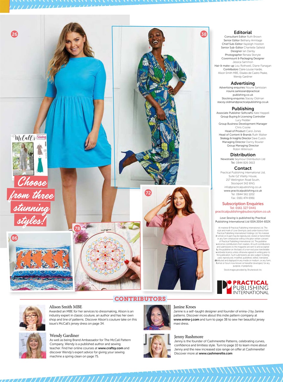 Love Sewing Preview Pages