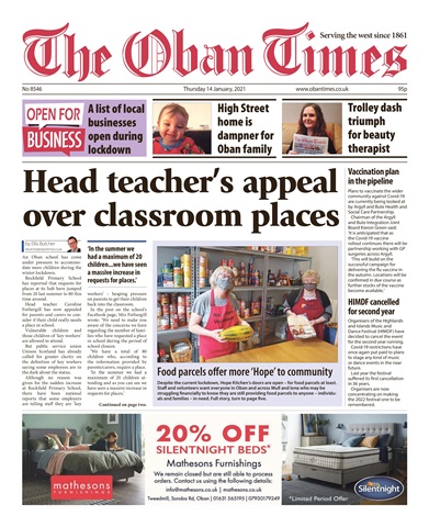 The Oban Times & Lochaber Times issue 14th January 2021