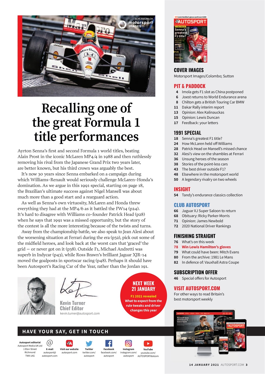 Autosport Preview Pages