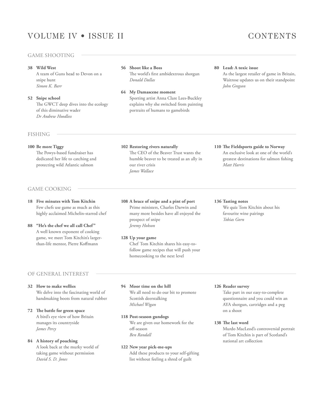 Fieldsports Journal Preview Pages