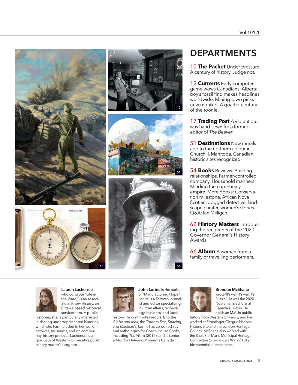 Canada's History Preview Pages