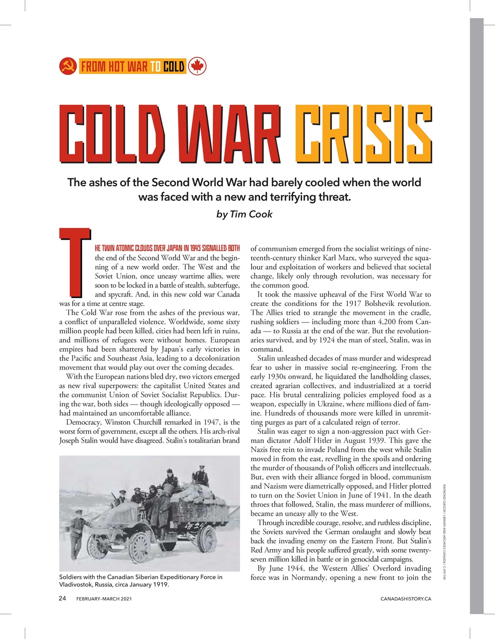 Canada's History Preview Pages