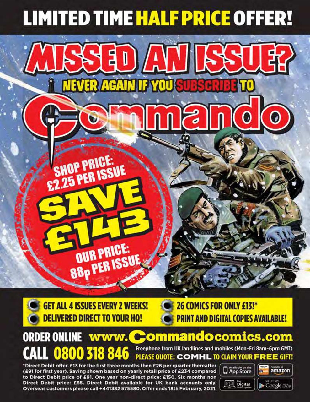 Commando Preview Pages