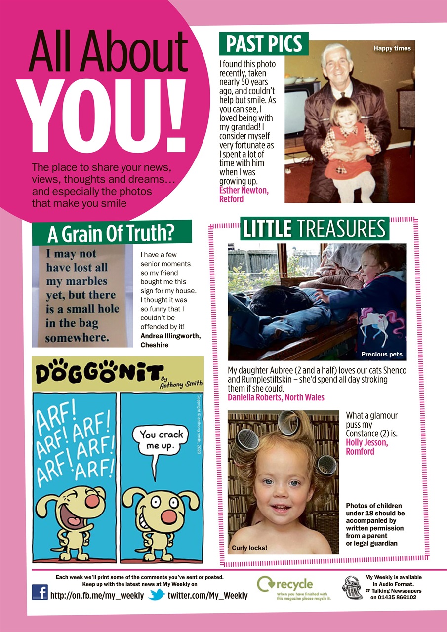 My Weekly Preview Pages