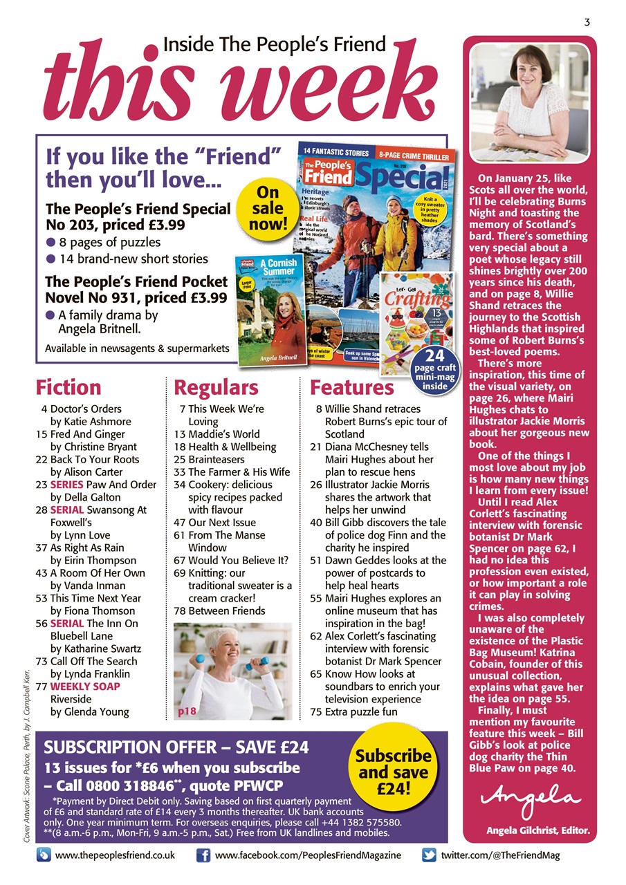 The People’s Friend Preview Pages