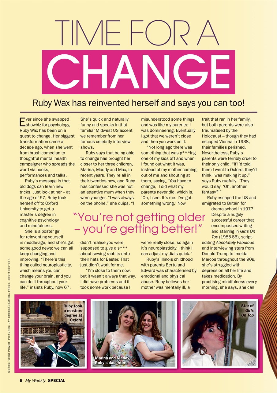 My Weekly Special Preview Pages